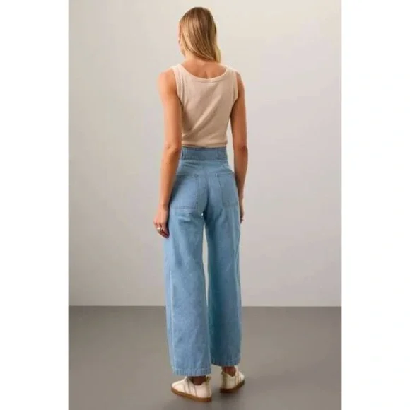 HUDSON Wide Leg Crop Jeans - Picture 3 of 8
